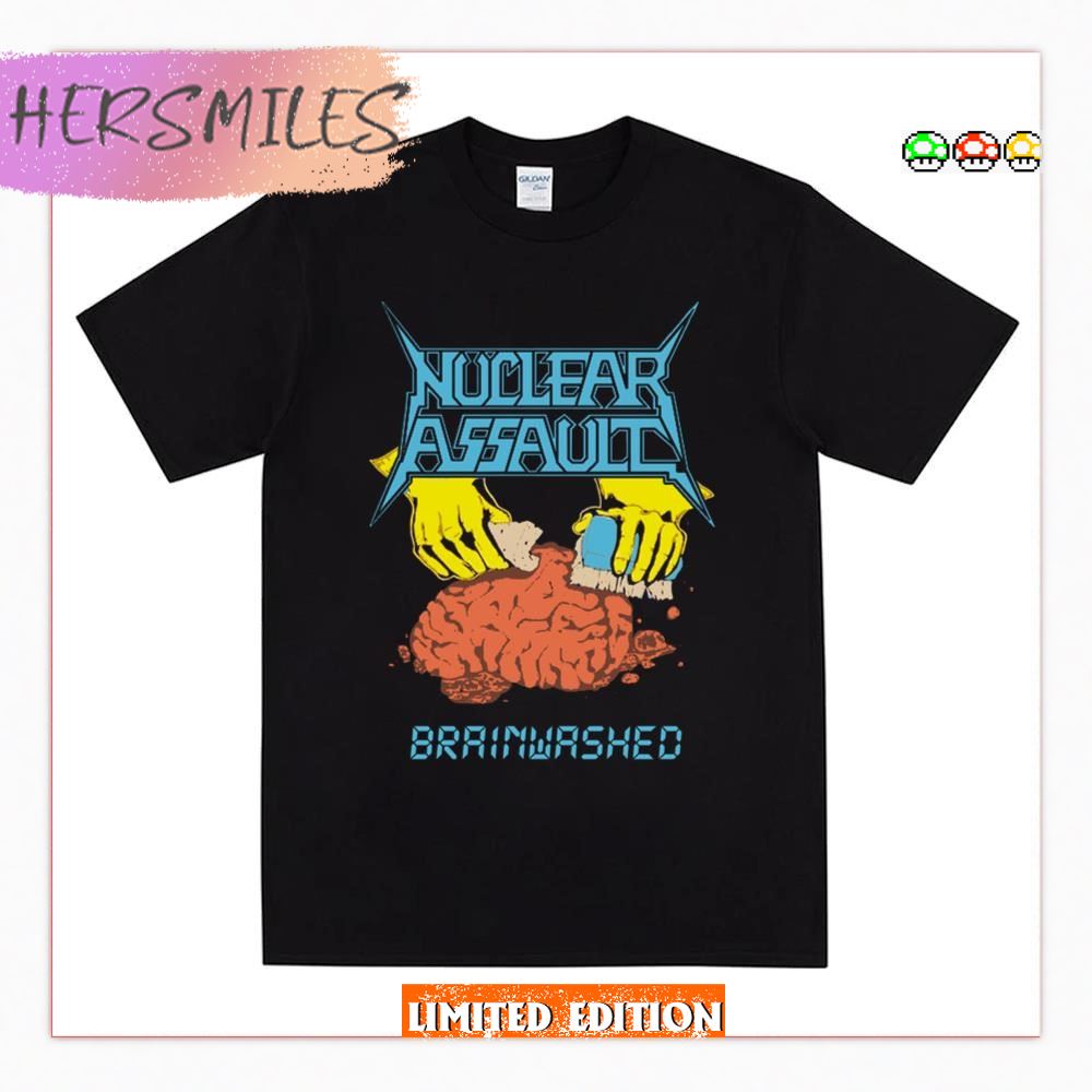 Nuclear Assault Brainwashed Premium  T-shirt