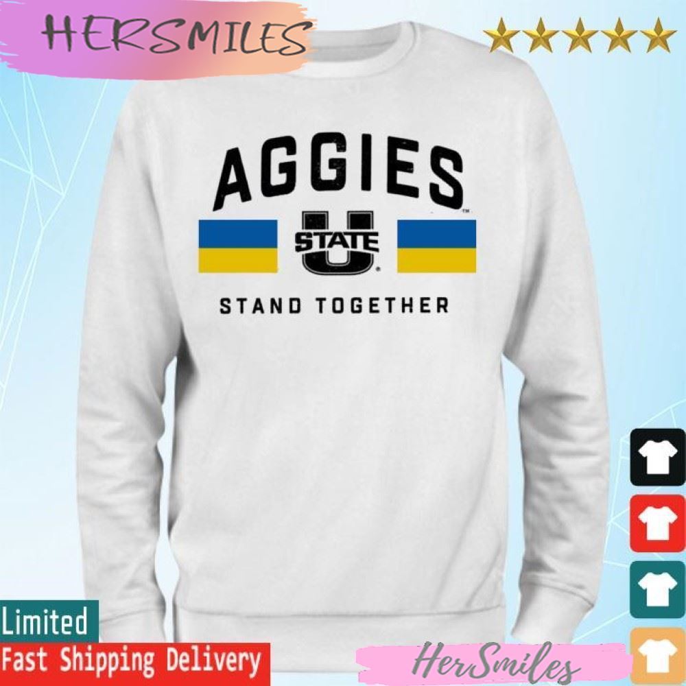 Official Aggie Stand Together Ukrainian Refugee T-shirt Official Aggie Stand Together Ukrainian Refugee T-shirt