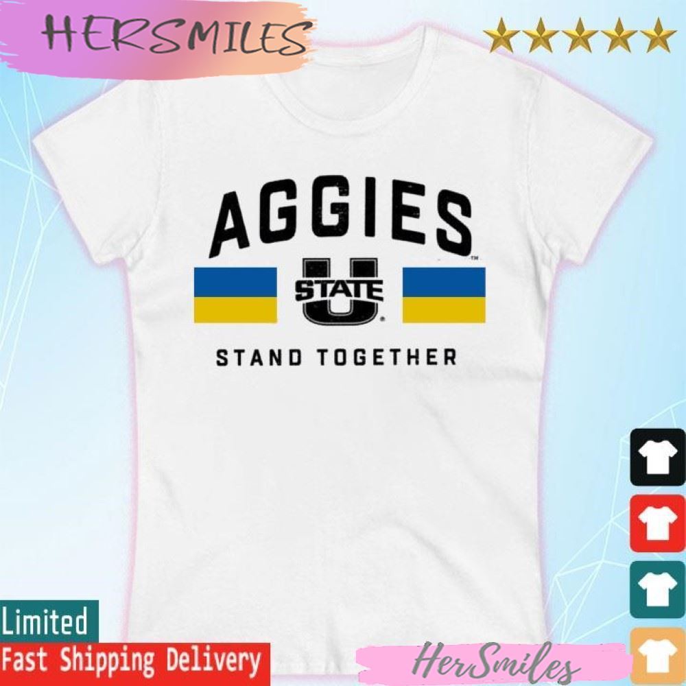 Official Aggie Stand Together Ukrainian Refugee T-shirt Official Aggie Stand Together Ukrainian Refugee T-shirt