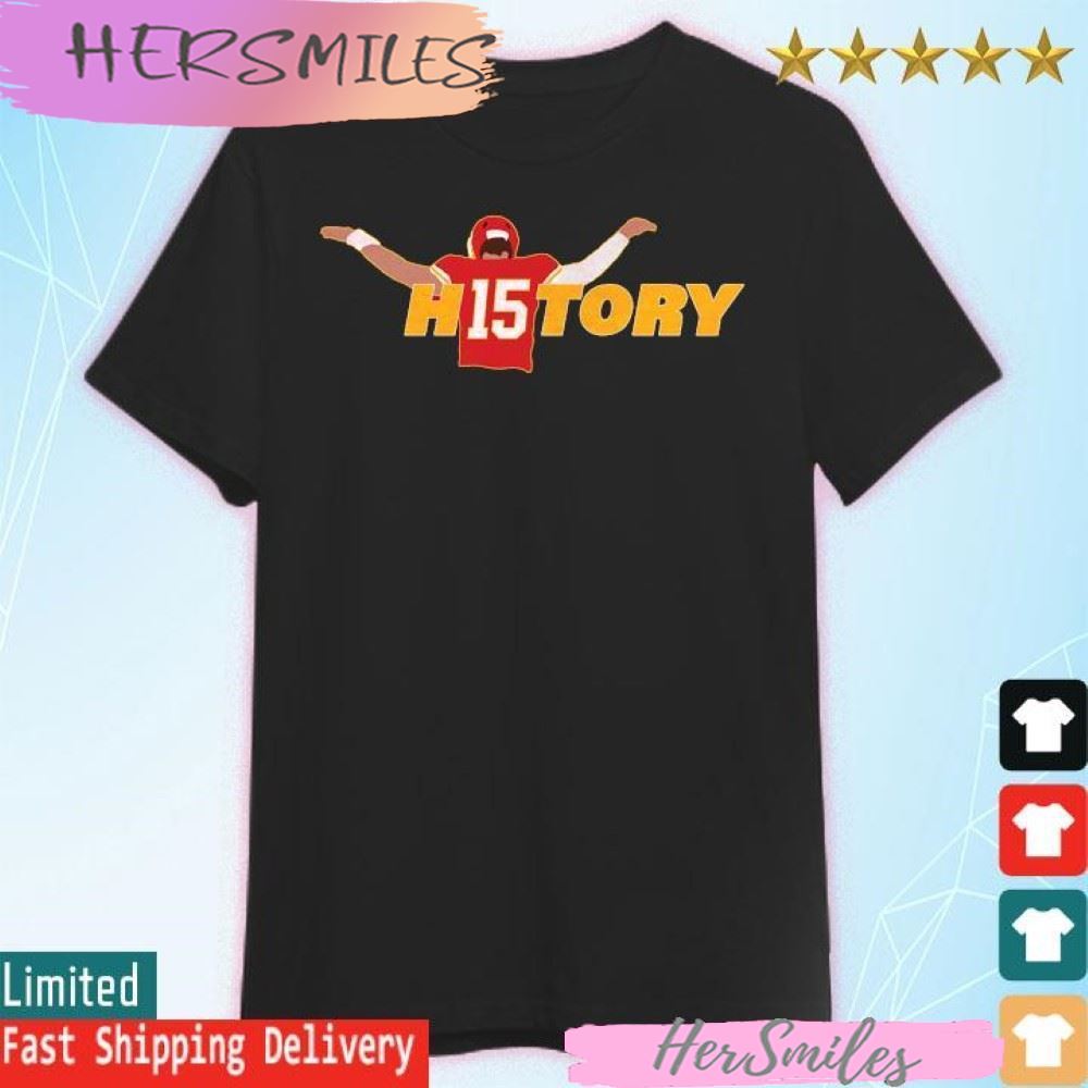 Official History Patrick Mahomes Kansas City Chiefs T-shirt