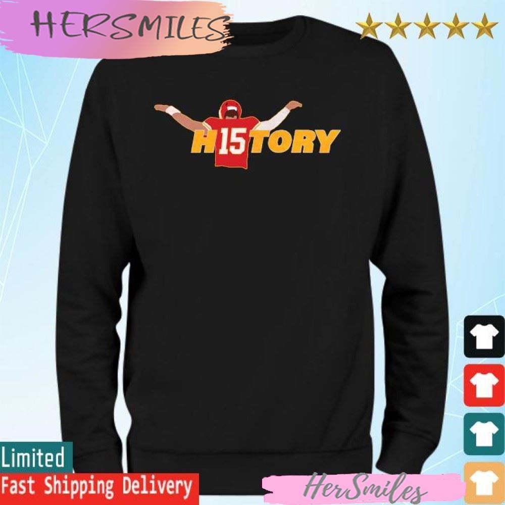Official History Patrick Mahomes Kansas City Chiefs T-shirt Official History Patrick Mahomes Kansas City Chiefs T-shirt