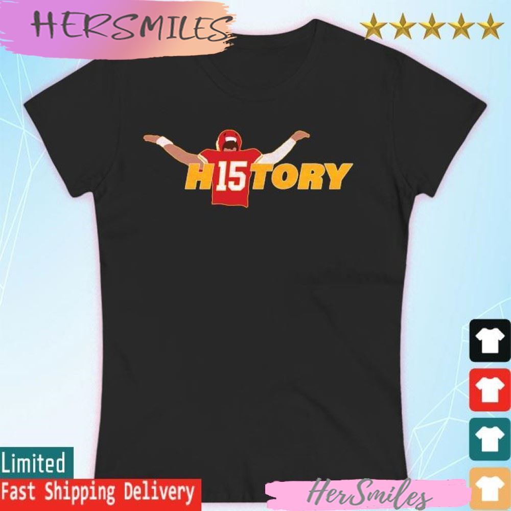 Official History Patrick Mahomes Kansas City Chiefs T-shirt Official History Patrick Mahomes Kansas City Chiefs T-shirt