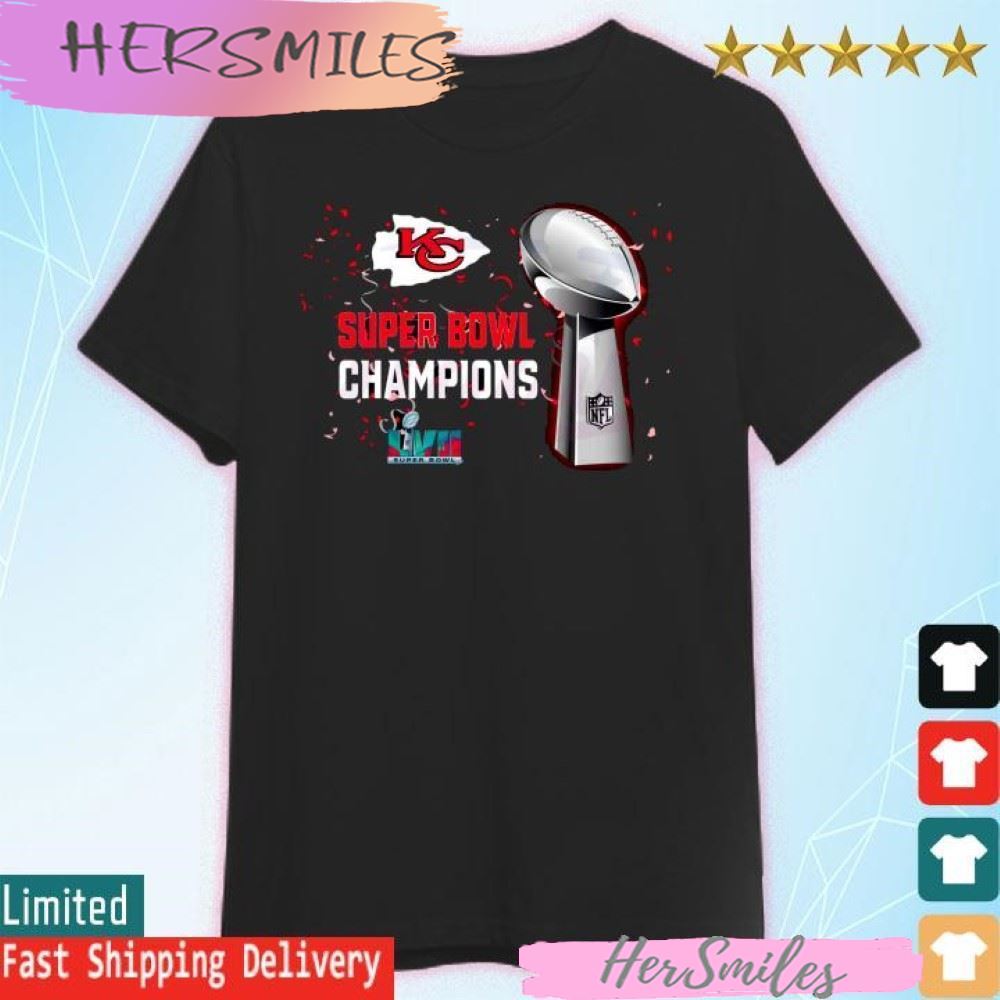 Official Kansas City Chiefs Super Bowl LVII Champions 2023 T-shirt