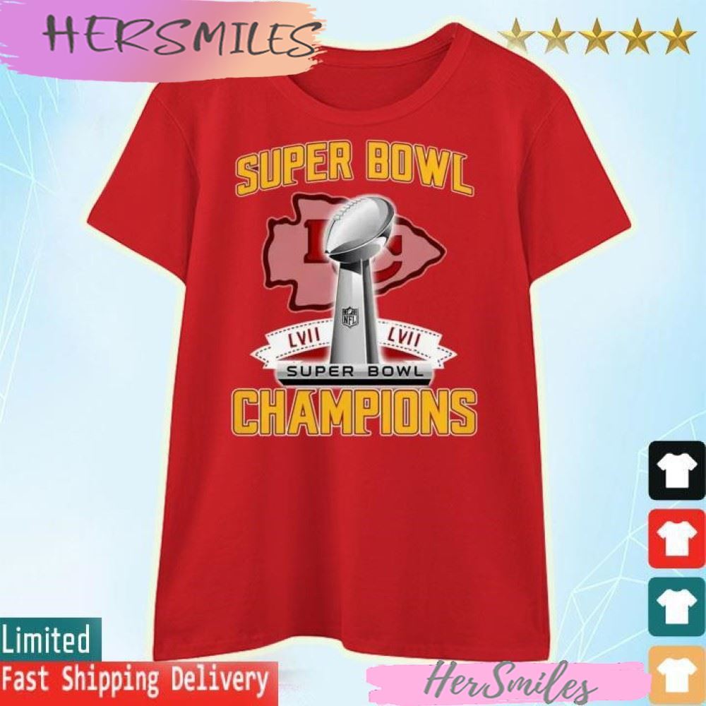 Official Kansas City Chiefs Super Bowl Lvii Cup T-shirt