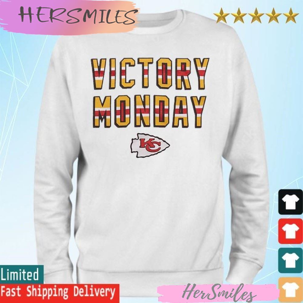 Official Kansas City Chiefs Victory Monday T-shirt Official Kansas City Chiefs Victory Monday T-shirt