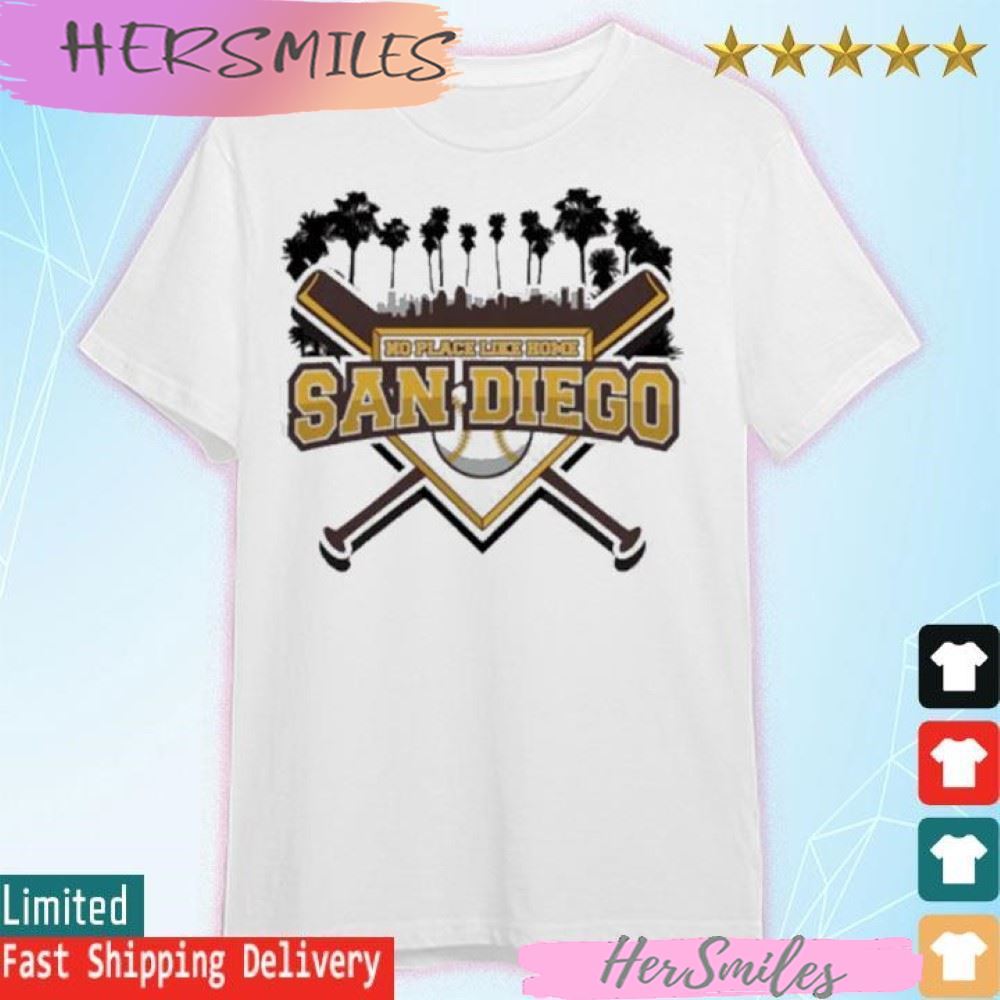Official San Diego Padres No Place Like Home T-shirt