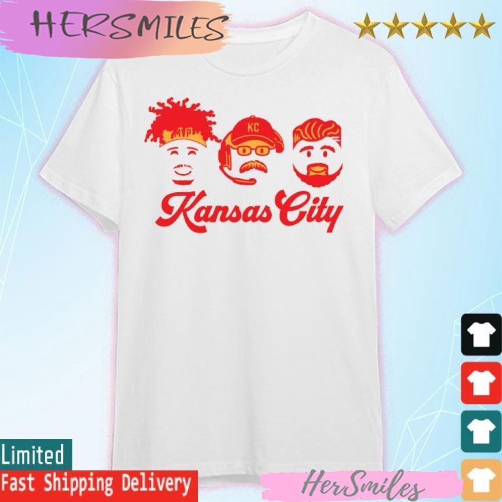 Patrick Mahomes Andy Reid Travis Kelce Kansas City Football T-shirt