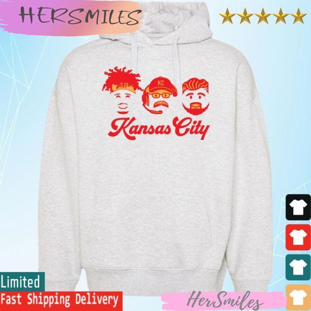 Patrick Mahomes Andy Reid Travis Kelce Kansas City Football T-shirt