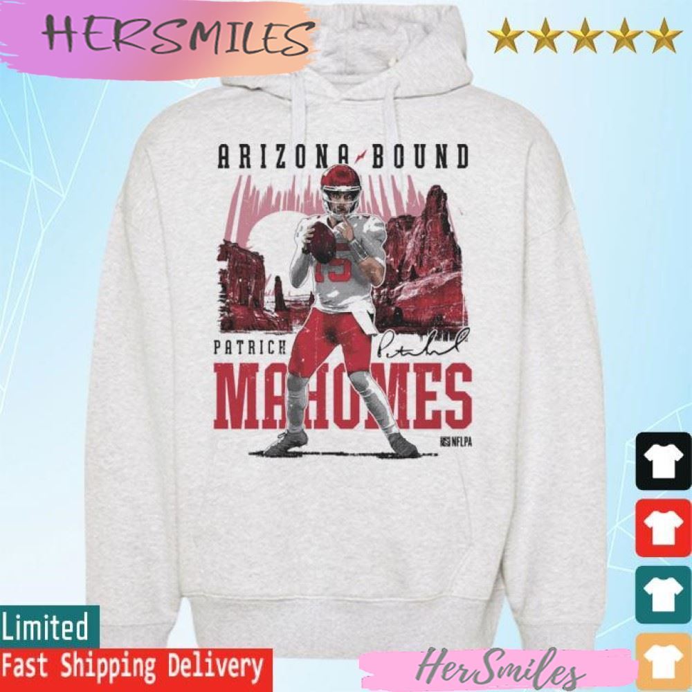 Patrick Mahomes Kansas City Arizona Bound signature T-shirt