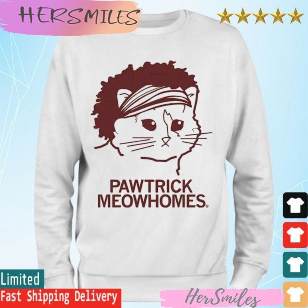 Pawtrick Meowhomes Kansas City Chiefs T-shirt Pawtrick Meowhomes Kansas City Chiefs T-shirt