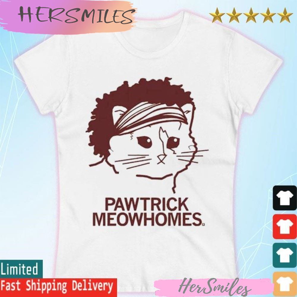 Pawtrick Meowhomes Kansas City Chiefs T-shirt Pawtrick Meowhomes Kansas City Chiefs T-shirt