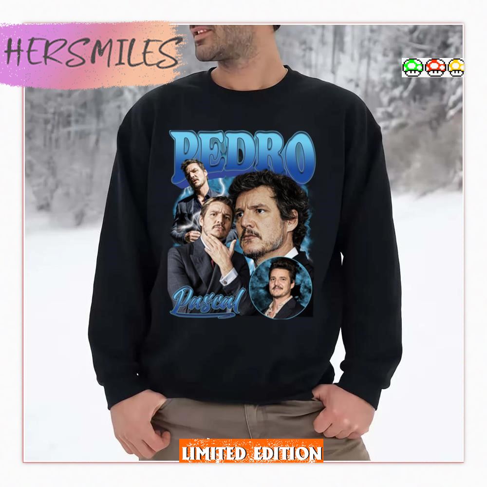 Pedro Pascal 90s Vintage Shirt The Last of Us The Mandalorian - Happy Place  for Music Lovers