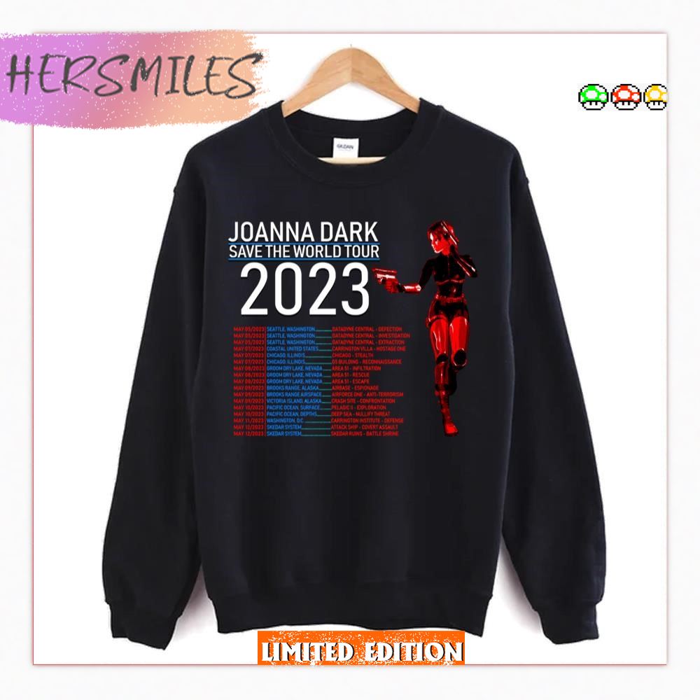 Perfect Dark Save The World 2023 New Tour T-shirt