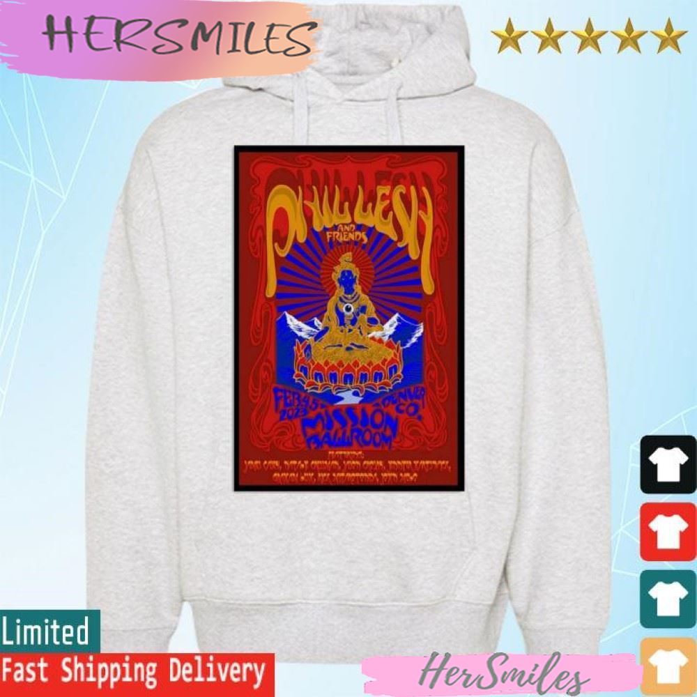 Phil Lesh Denver 2023, Feb 4th &amp 5th, Mission Ballroom Colorado T-shirt