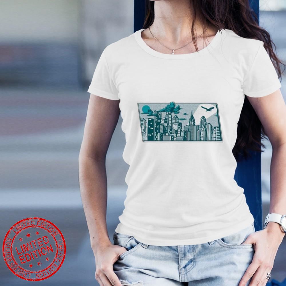 philly skyline Batman T-Shirt