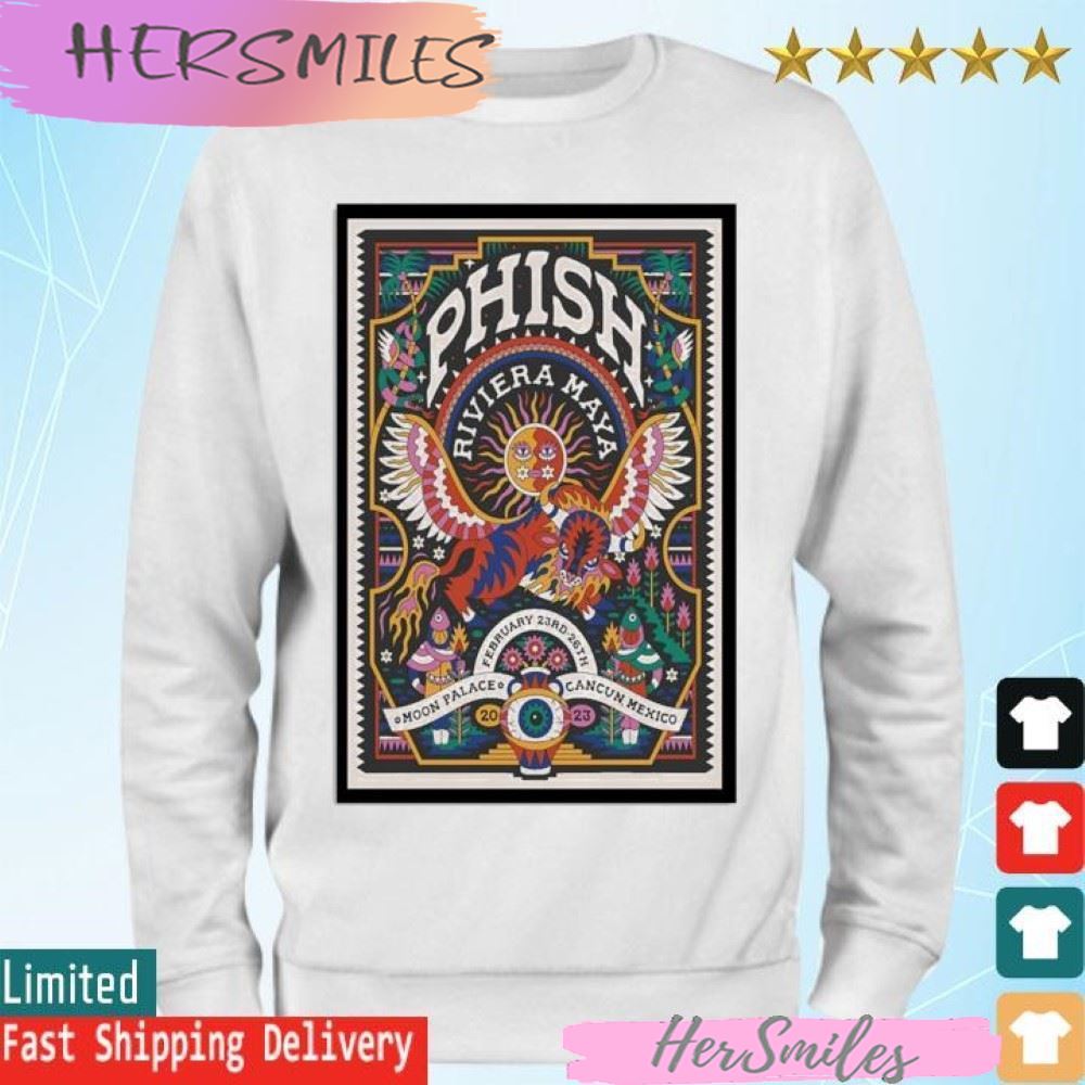 Phish Mexico 2023, February 23th & 26th, Moon Palace Cancun T-shirt Phish Mexico 2023, February 23th & 26th, Moon Palace Cancun T-shirt