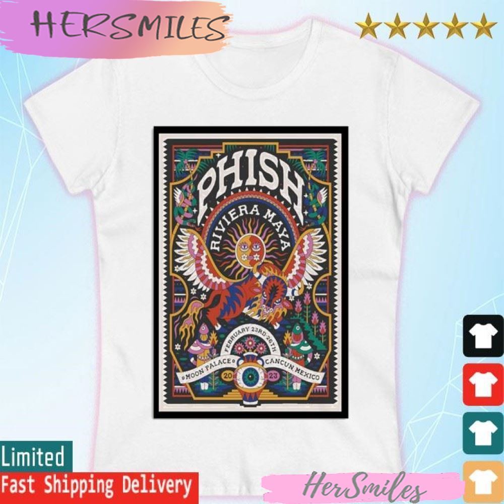 Phish Mexico 2023, February 23th & 26th, Moon Palace Cancun T-shirt Phish Mexico 2023, February 23th & 26th, Moon Palace Cancun T-shirt