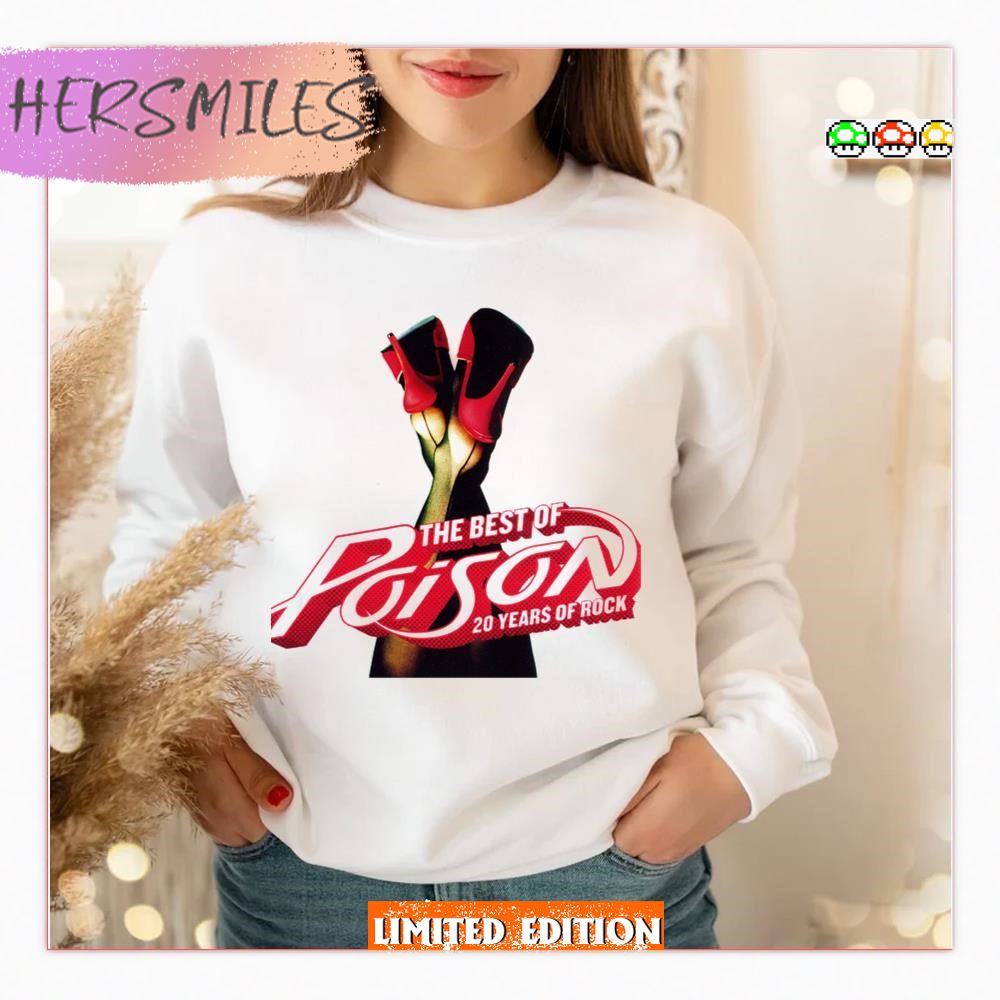 Poison Best Hits Masep 2023 New Tour T-shirt