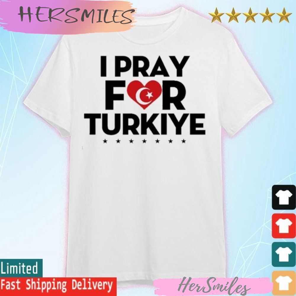 Pray For Turkey Earthquake Donation for Turkey 2023 T-shirt