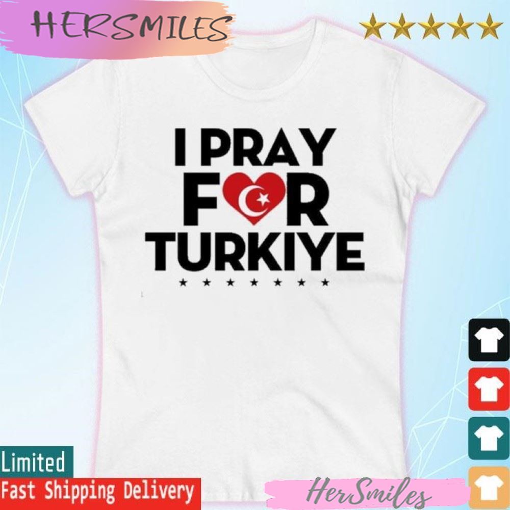 Pray For Turkey Earthquake Donation for Turkey 2023 T-shirt Pray For Turkey Earthquake Donation for Turkey 2023 T-shirt