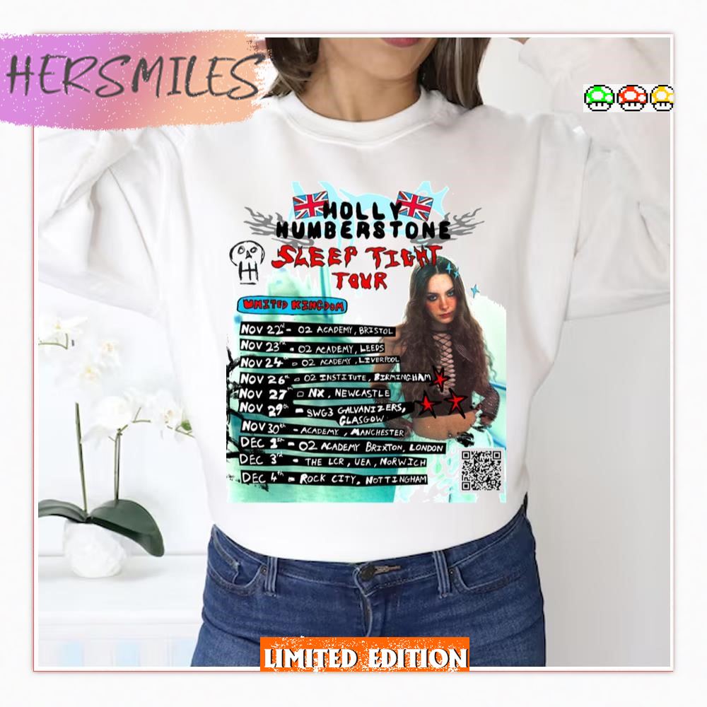Prety Holly Humberstone Uk Sleep Tight 2023 New Tour T-shirt