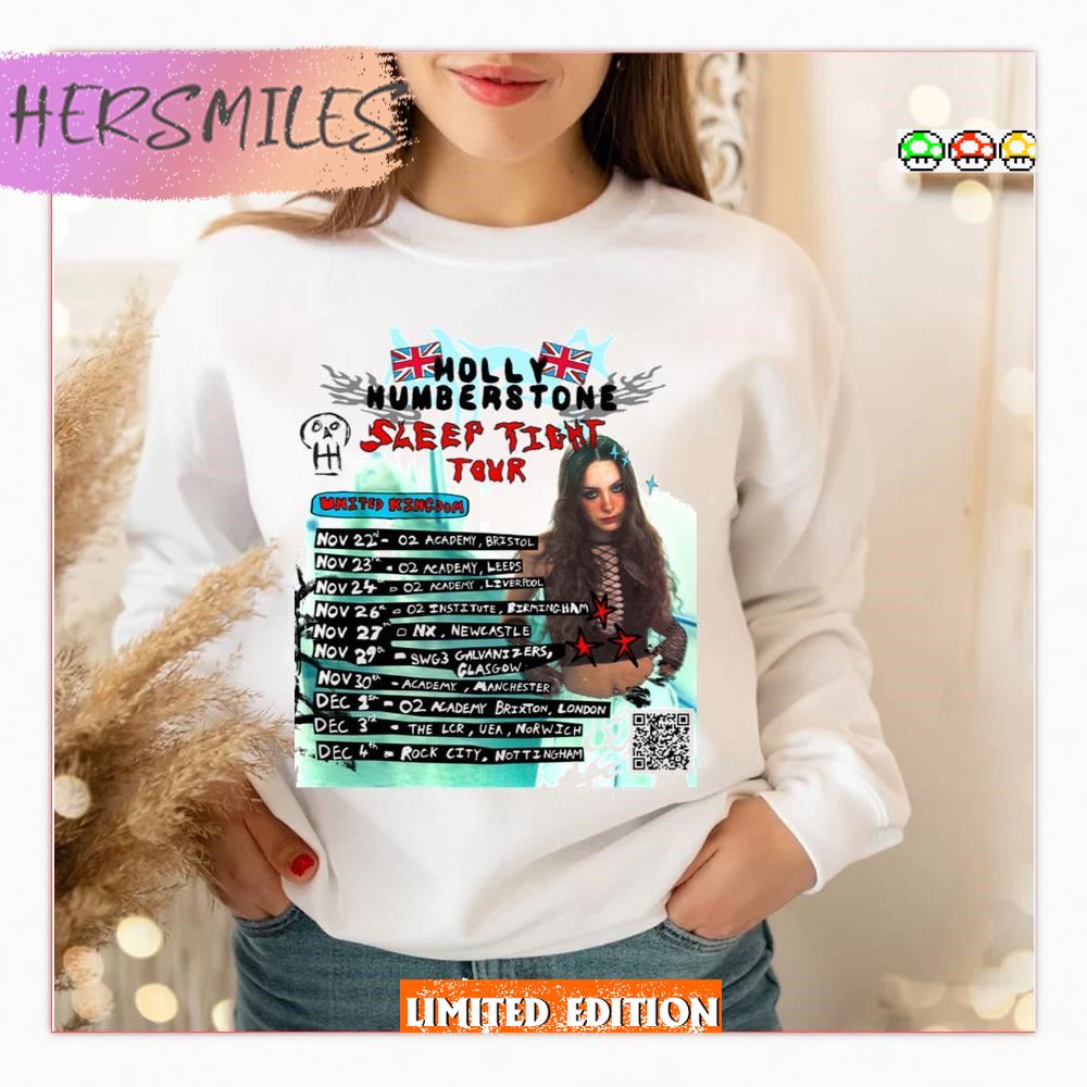 Prety Holly Humberstone Uk Sleep Tight 2023 New Tour T-shirt