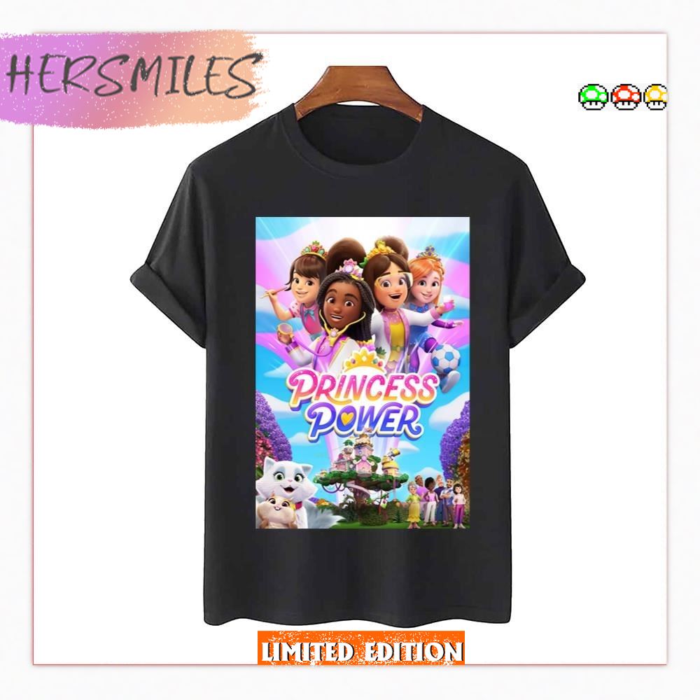 Princess Power Kids Cartoon T-Shirt