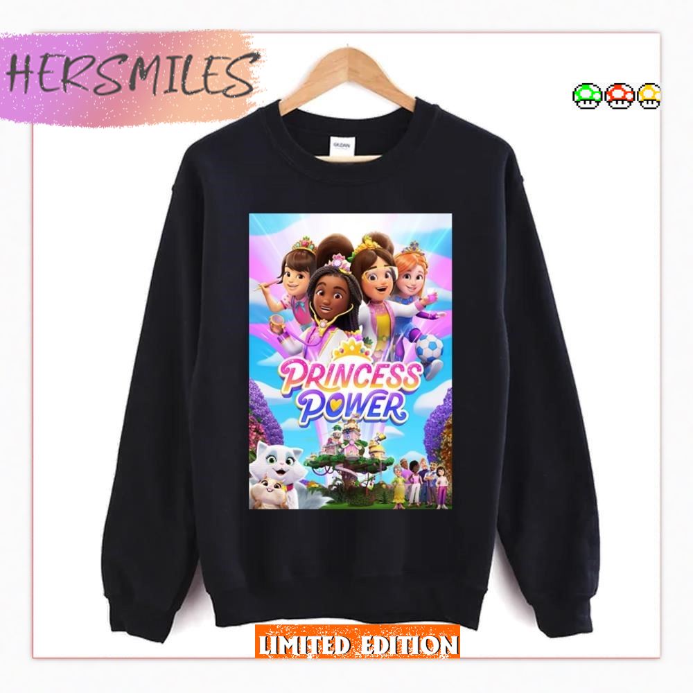 Princess Power Kids Cartoon T-Shirt Princess Power Kids Cartoon T-Shirt