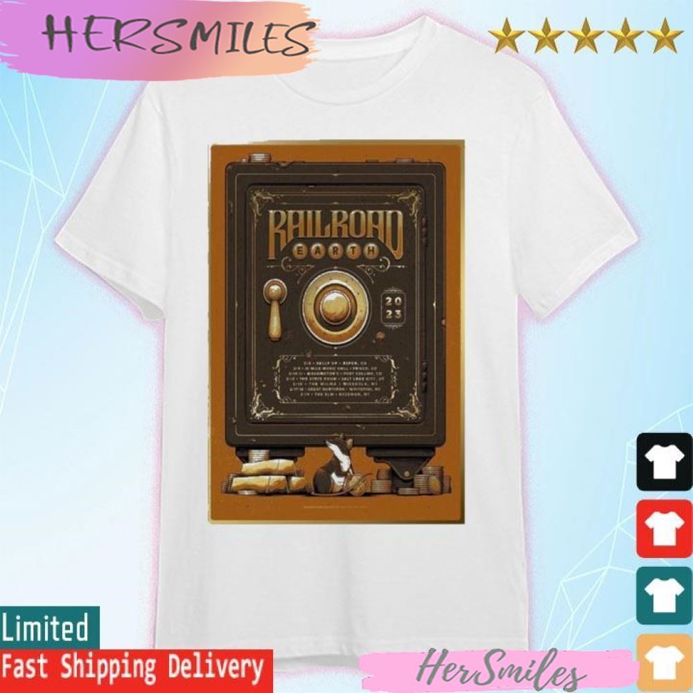 Railroad Earth 2023, Winter Tour, February 2023 T-shirt