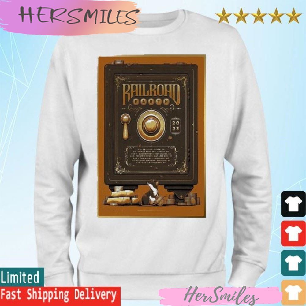 Railroad Earth 2023, Winter Tour, February 2023 T-shirt Railroad Earth 2023, Winter Tour, February 2023 T-shirt