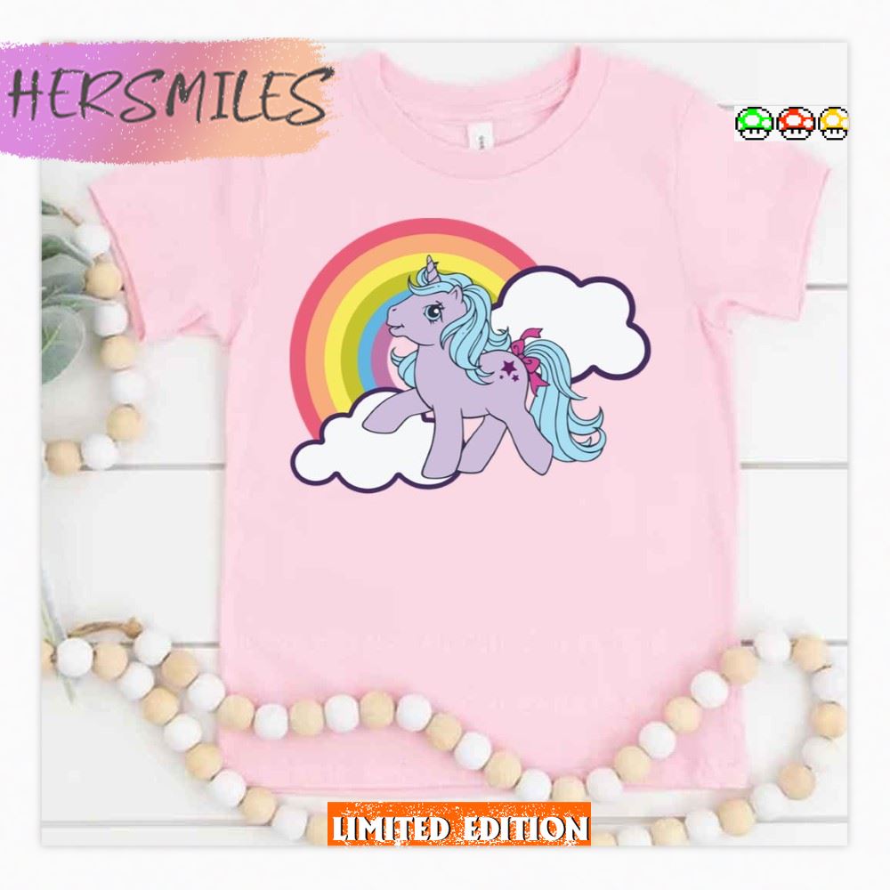Rainbow Design My Little Pony 80s T-shirt