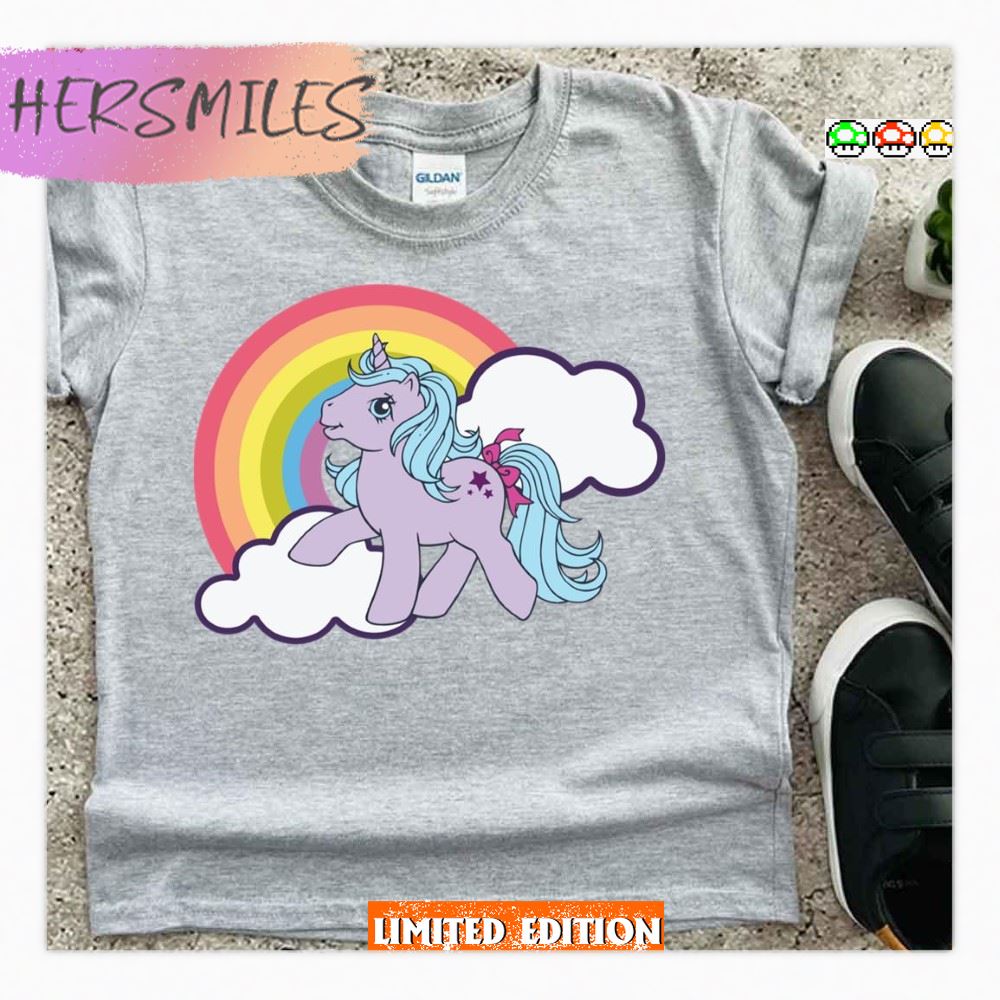 Rainbow Design My Little Pony 80s T-shirt