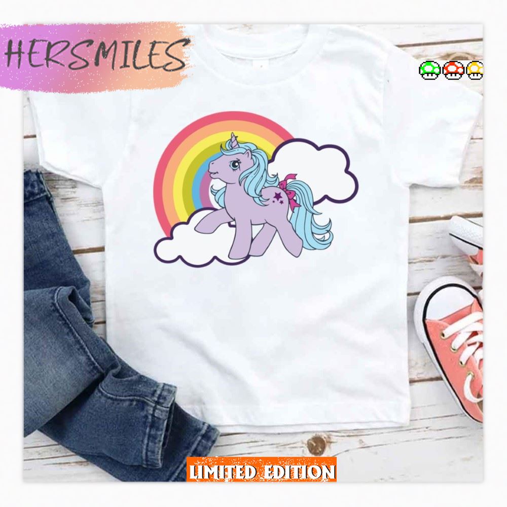 Rainbow Design My Little Pony 80s T-shirt Rainbow Design My Little Pony 80s T-shirt