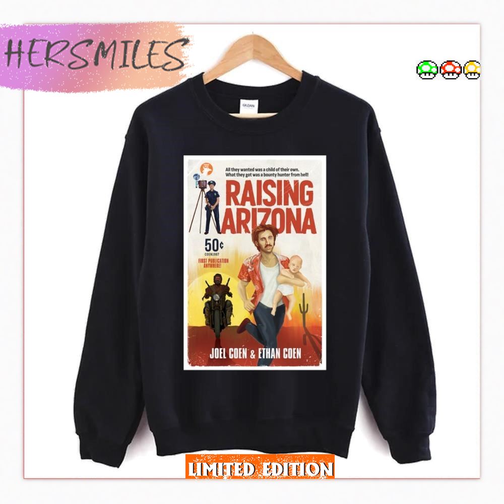 Raising Arizona Pulp Book Cover T-Shirt Raising Arizona Pulp Book Cover T-Shirt