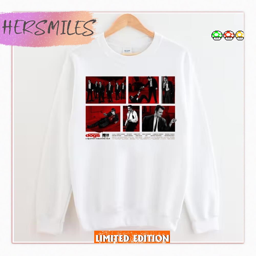 Red Collage Art Reservoir Dogs Movie T-Shirt