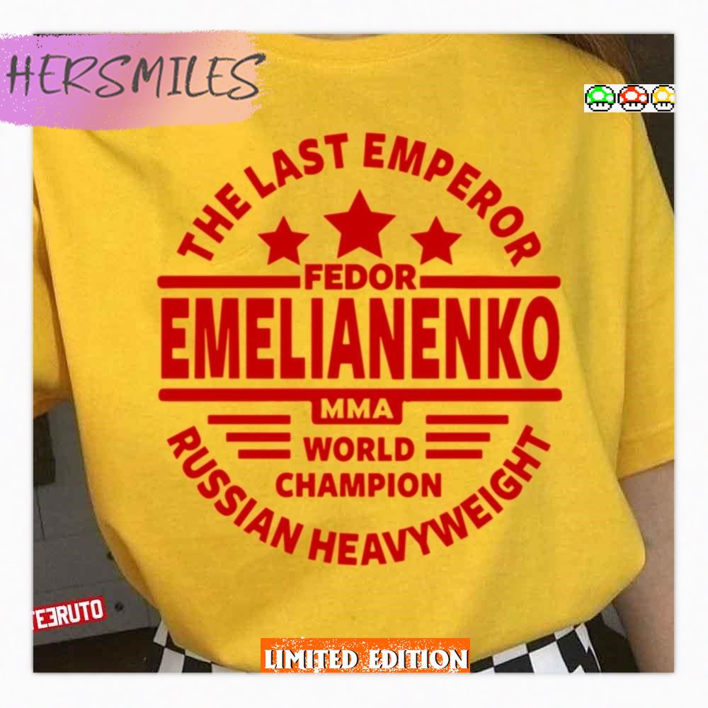 Red Logo Fedor Emelianenko T-Shirt