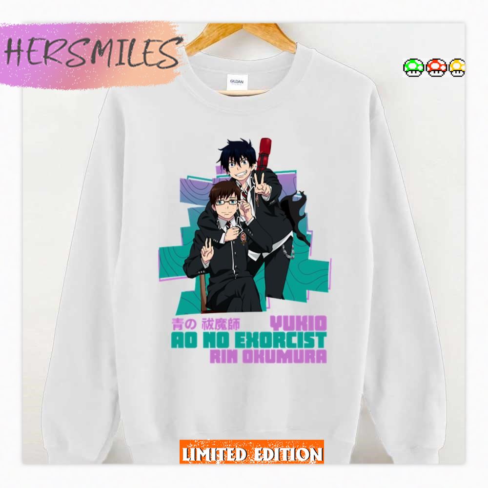 Rin X Yukio Okumura Ao No Exorcist Blue Exorcist T-shirt