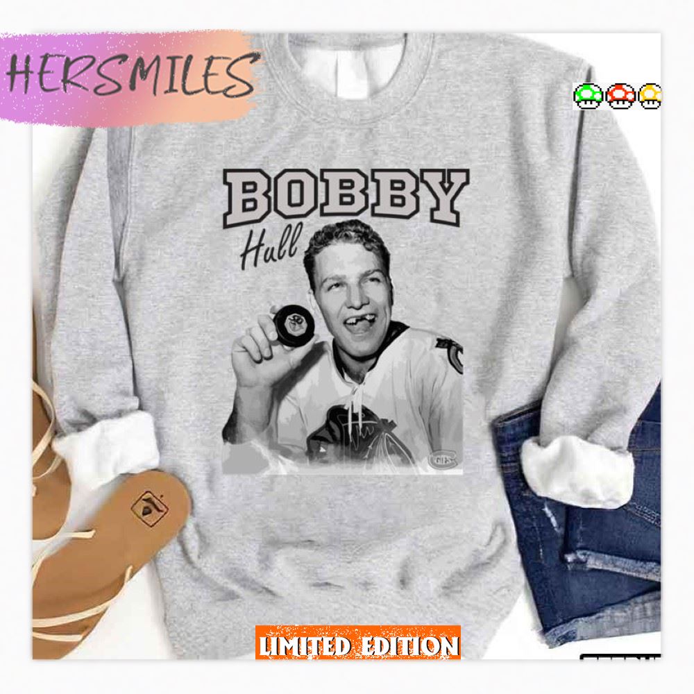Robert Hull Bobby Hull Ice Hockey Legend T-shirt