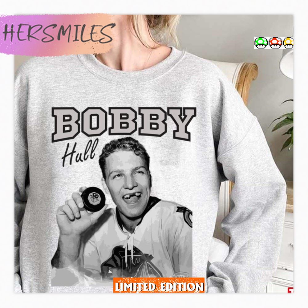 Robert Hull Bobby Hull Ice Hockey Legend T-shirt