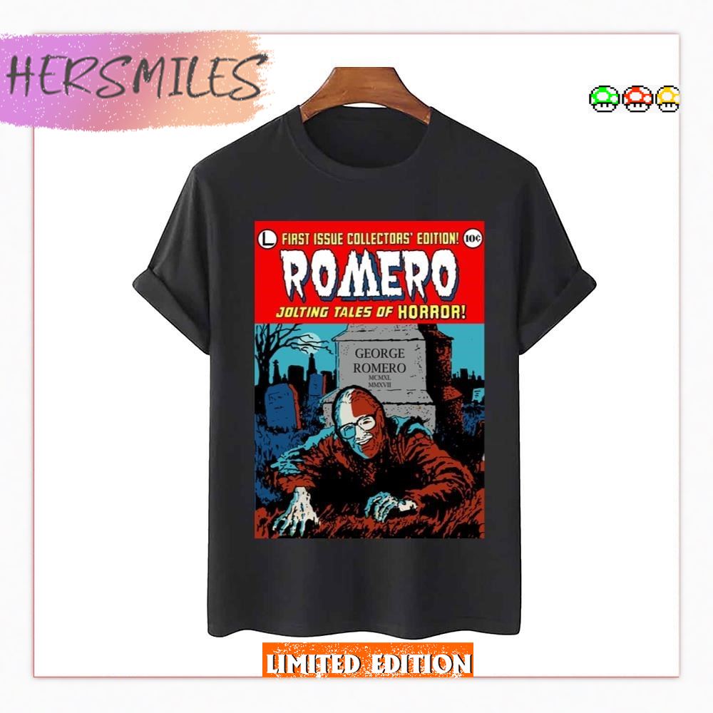 Romero Creepshow Tribute Night Of The Living Dead T-Shirt