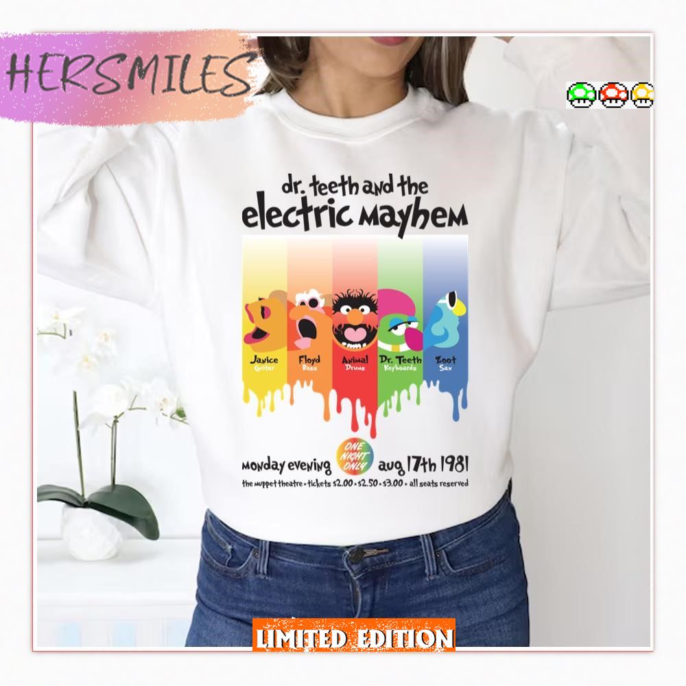 Run Rudolph Run Dr Teeth And The Electric Mayhem T-shirt