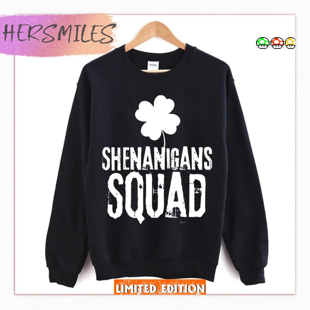 Shenanigans Squad Funny St Patricks Day 2023 T-Shirt