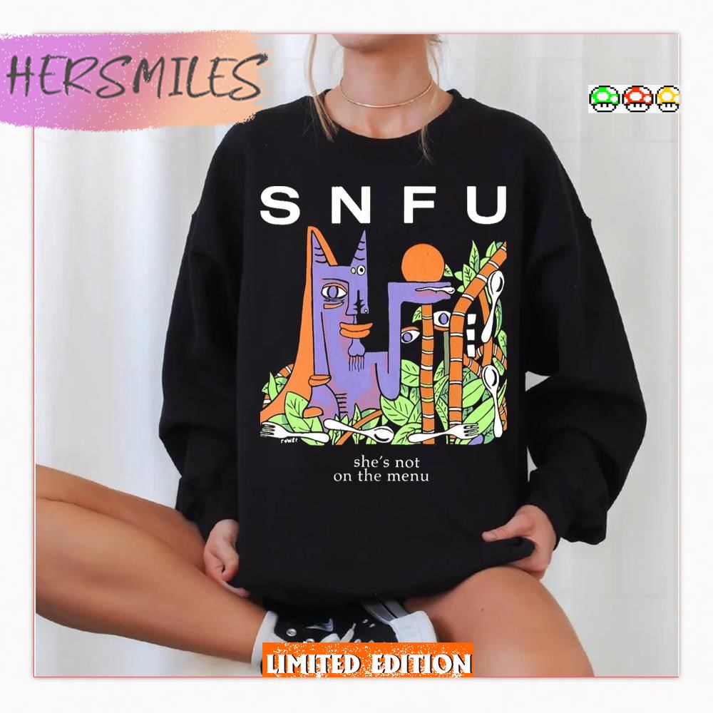 She’s Not On The Menu Premium Snfu Vintage  T-shirt