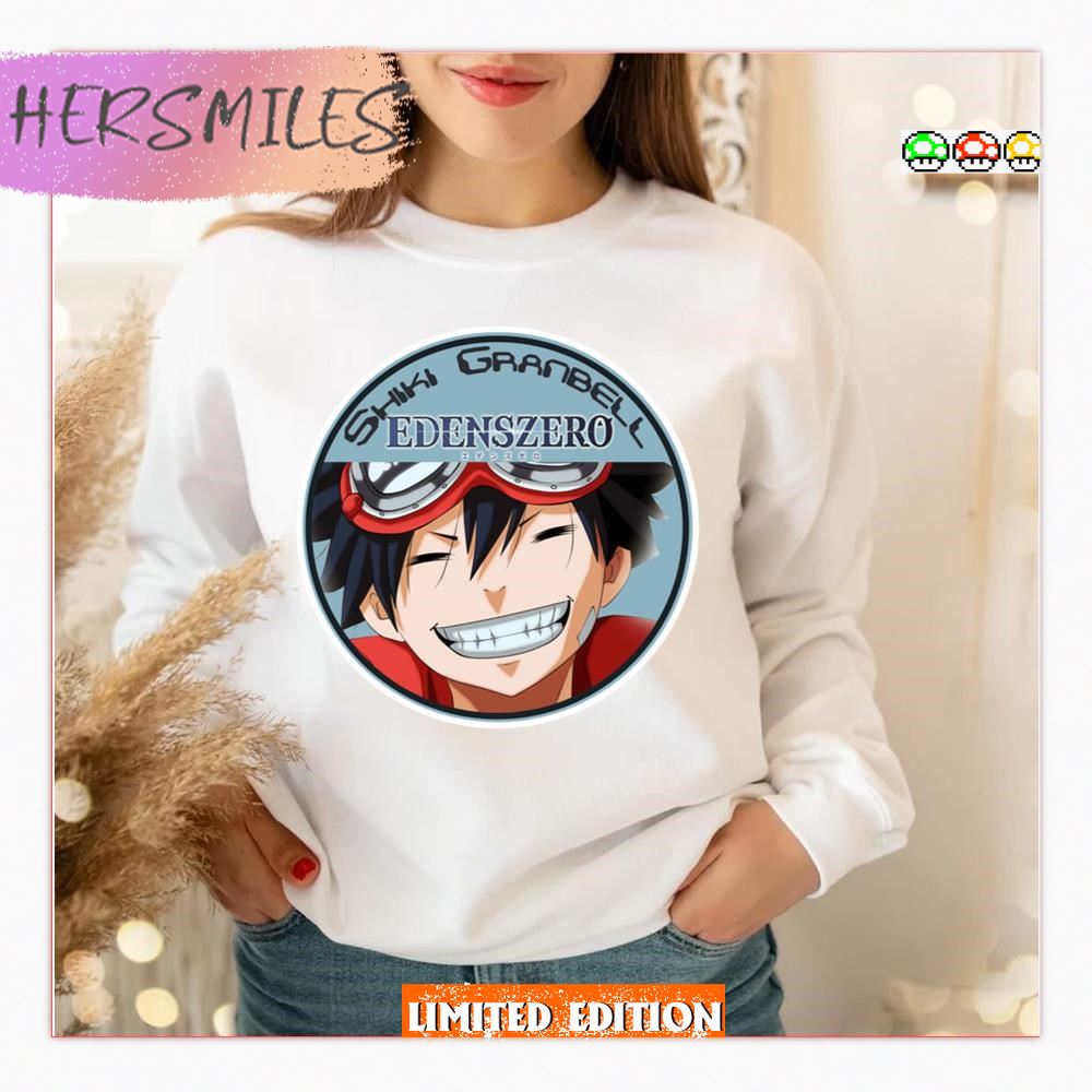 Shiki Face Edens Zero Shiki Granbell  T-shirt
