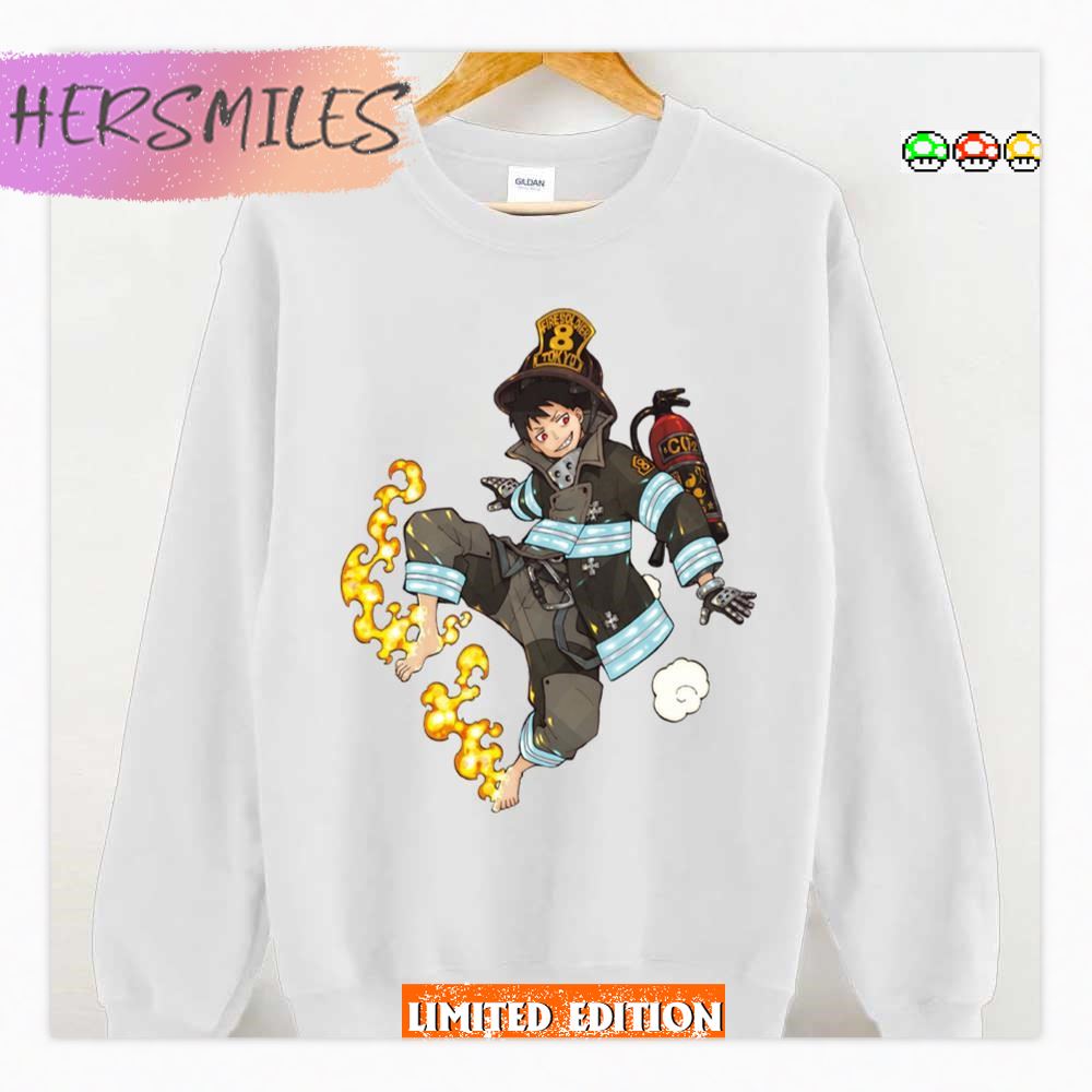 Shinra Kusakabe Fire Force Funny Art T-shirt