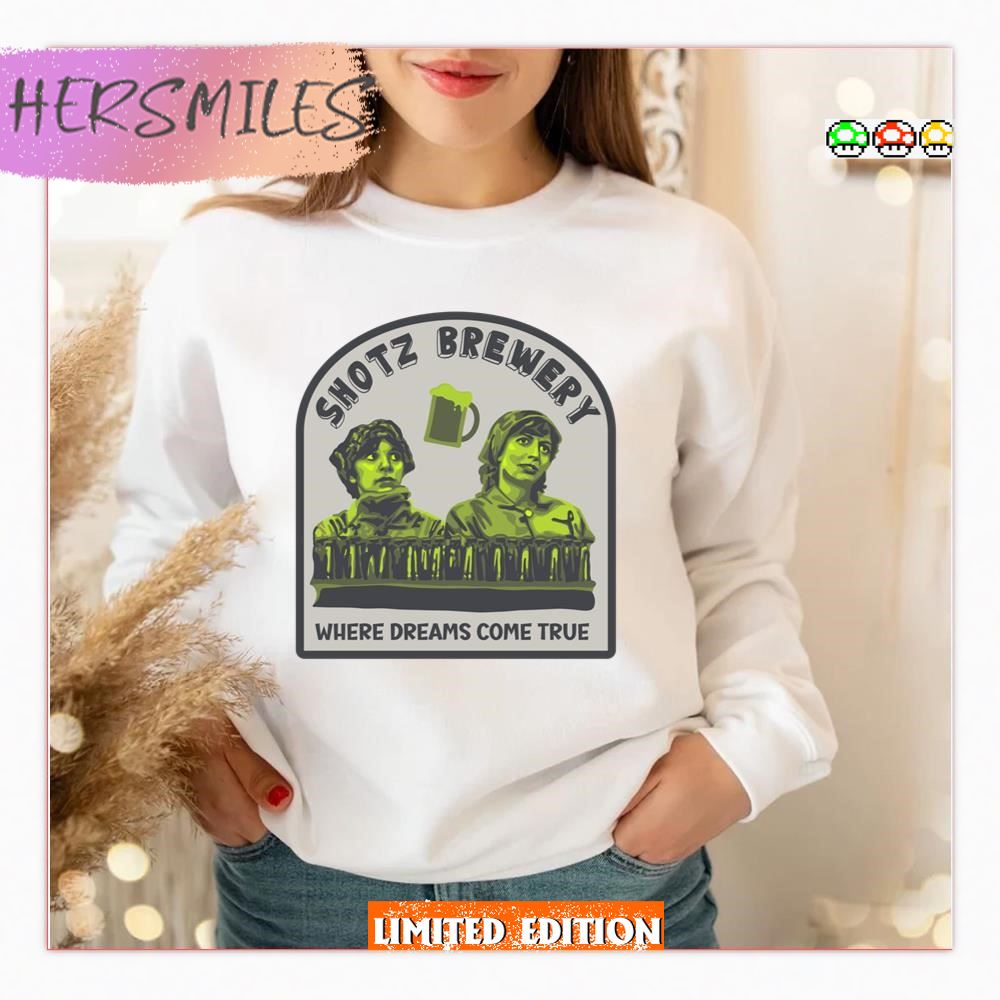 Shotz Brewery Laverne And Shirley T-shirt