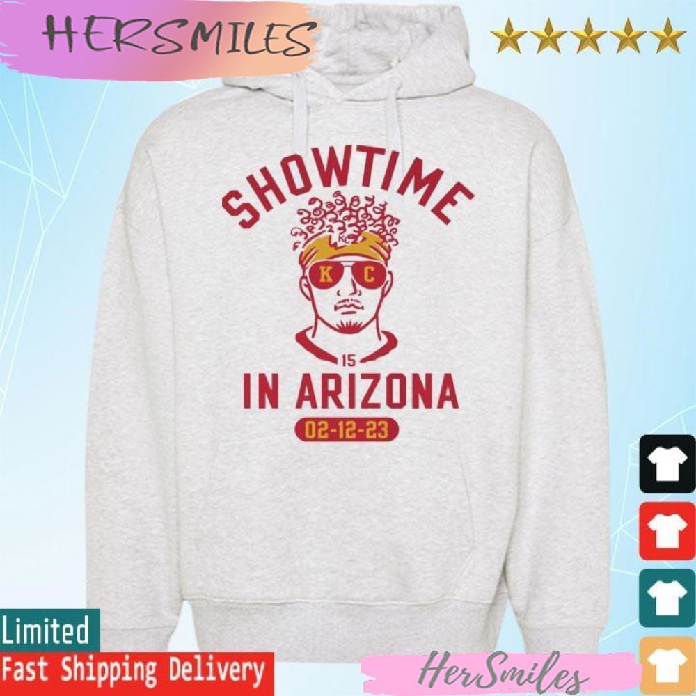 Showtime in Arizona Super Bowl LVII 2023 Patrick Mahomes KC T-shirt