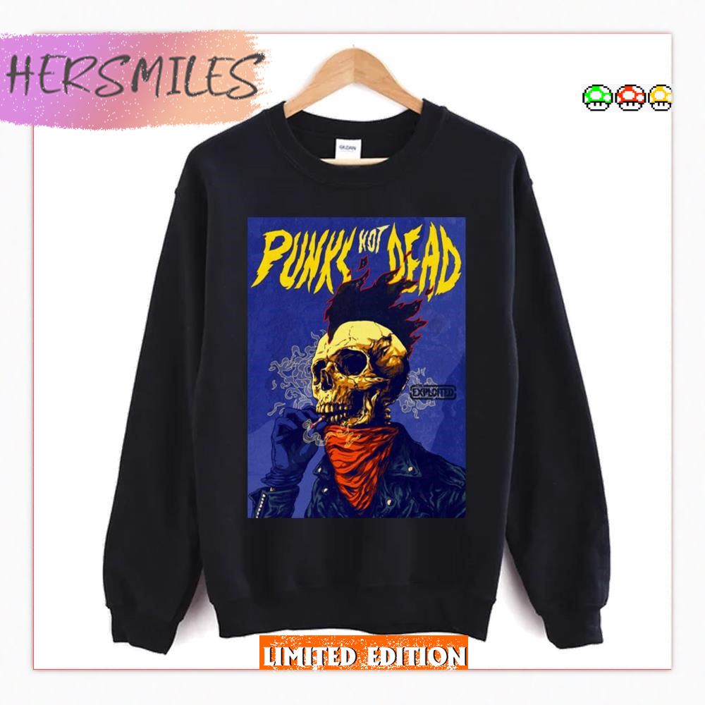 Skull Of Punk Ex The Exploited T-shirt Skull Of Punk Ex The Exploited T-shirt