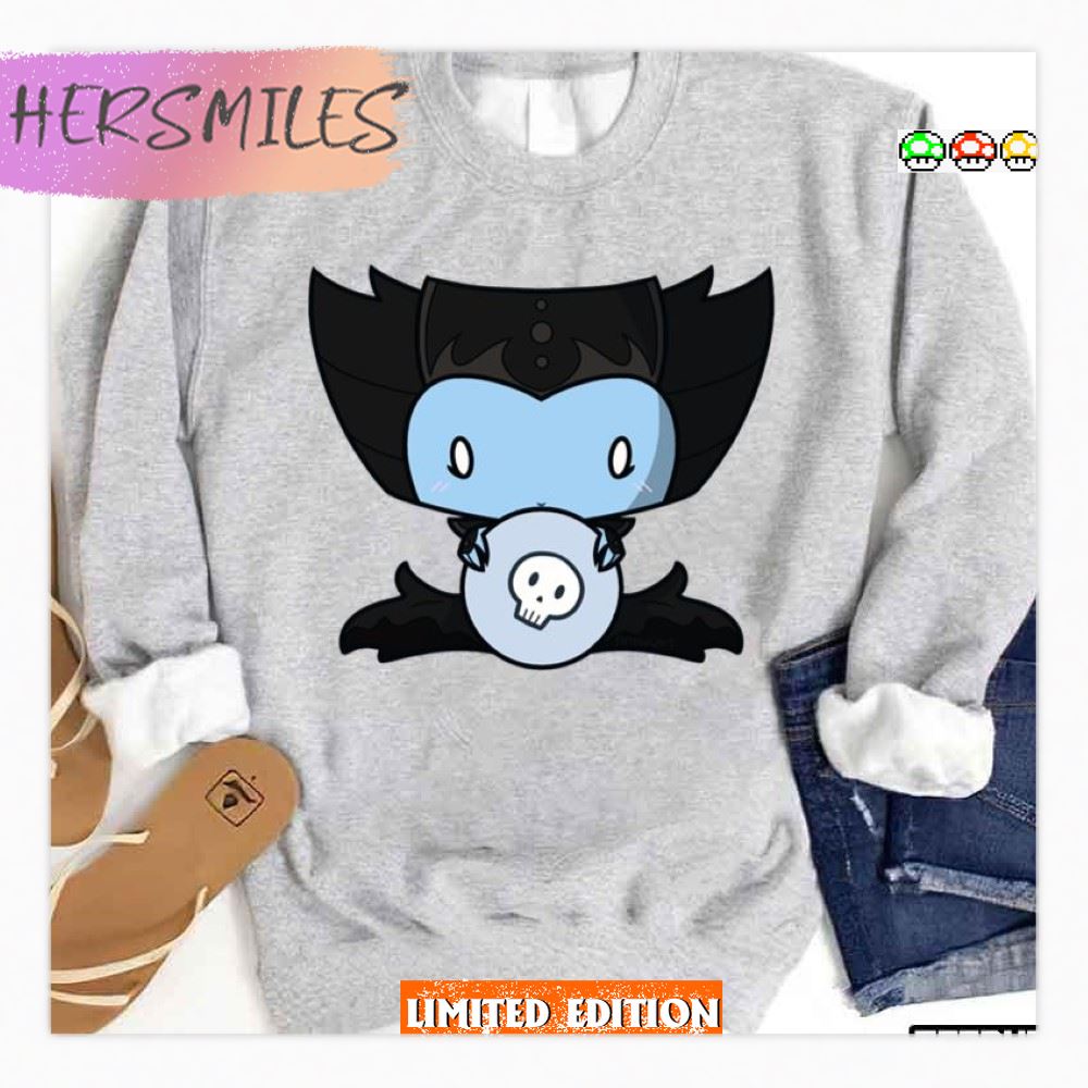 Skull Shield Smol Chibi Bean Skylander T-shirt
