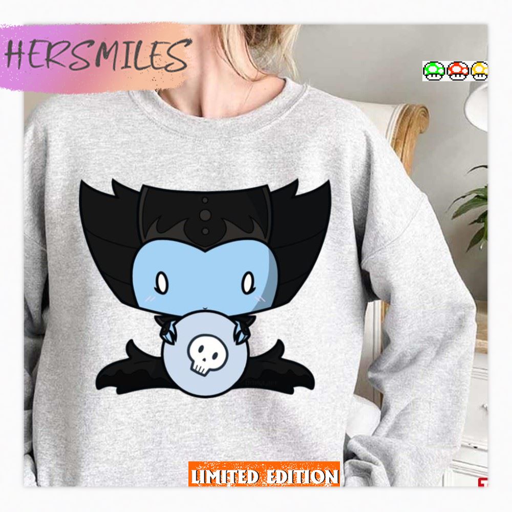 Skull Shield Smol Chibi Bean Skylander T-shirt